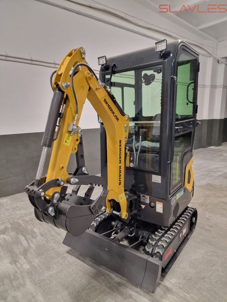 Міні-екскаватор Berger Kraus BK1000KJSR JOYSTICK з кабіною, поворотною рамою, регульованими гусеницями і навісним обладнанням BK1000KJSR_kpl фото