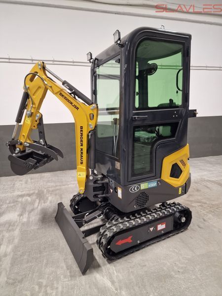 Міні-екскаватор Berger Kraus BK1000KJSR JOYSTICK з кабіною, поворотною рамою, регульованими гусеницями і навісним обладнанням BK1000KJSR_kpl фото