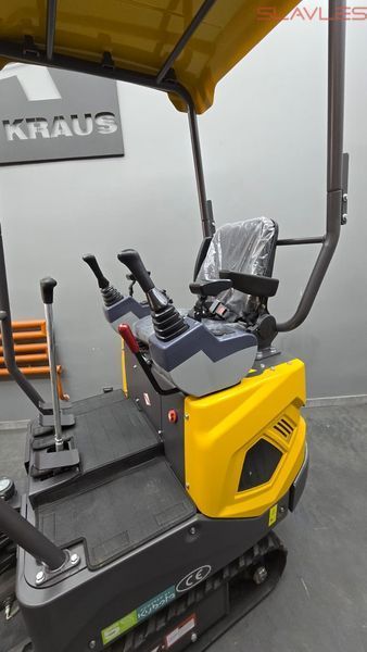 Мини-экскаватор Berger Kraus BK1250JSR JOYSTICK с поворотной стрелой, раздвижными гусеницами и ковшом 380 мм BK1250JSR_380 фото