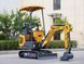 Мини-экскаватор Berger Kraus BK1250JSR JOYSTICK с поворотной стрелой, раздвижными гусеницами и ковшом 380 мм BK1250JSR_380 фото 2