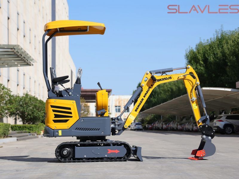 Міні-екскаватор Berger Kraus BK950JS JOYSTICK з регульованими гусеницями на торсіонній рамі та ковшем 380 мм BK950JS_380 фото