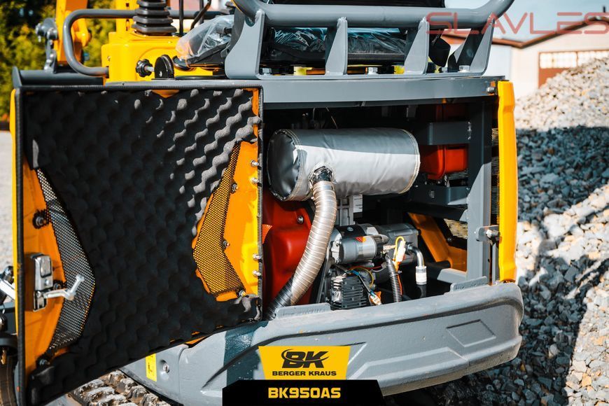 Міні-екскаватор Berger Kraus BK950JS JOYSTICK з регульованими гусеницями на торсіонній рамі та ковшем 380 мм BK950JS_380 фото