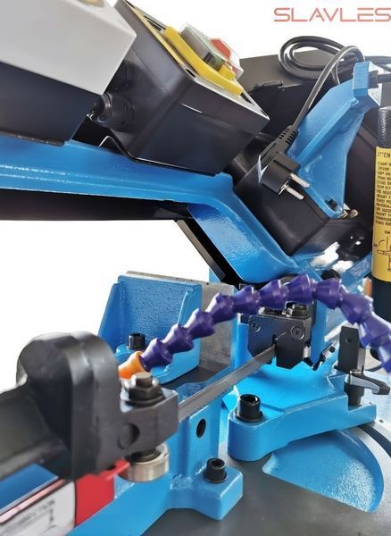 Стрічкопильний верстат для різання металу SLAVLES BS 128 HDRA 230V з охолодженням 1653172670 фото