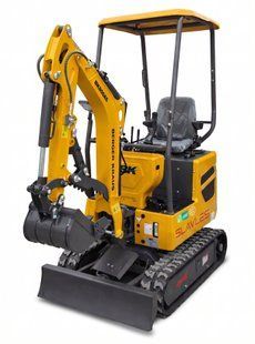 Міні-екскаватор Berger Kraus BK900AS з поворотною стрілою, верхнім циліндром та комплектом навісного обладнання BK900AS_kpl_gorny_silownik фото