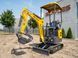 Мини-экскаватор Berger Kraus BK1250JS JOYSTICK с поворотной стрелой и ковшом 380 мм BK1250JS_380 фото 2