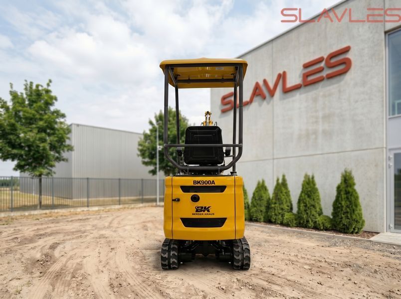 Міні-екскаватор Berger Kraus BK900A з верхнім гідроциліндром та комплектом навісного обладнання BK900A_sset_gorny фото