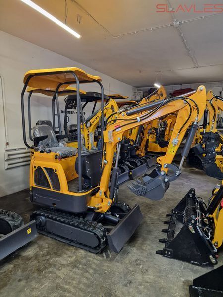 Мини-экскаватор Berger Kraus BK1200ASR с поворотной стрелой, раздвижными гусеницами и ковшом 380 мм BK1200ASR_380 фото