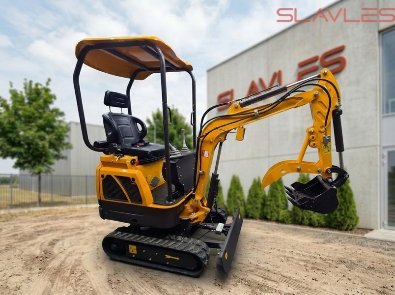 Мини-экскаватор Berger Kraus BK1200ASR с поворотной стрелой, раздвижными гусеницами и ковшом 380 мм BK1200ASR_380 фото