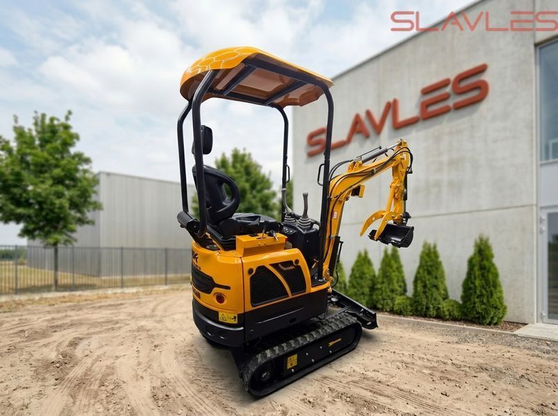 Мини-экскаватор Berger Kraus BK1200ASR с поворотной стрелой, раздвижными гусеницами и ковшом 380 мм BK1200ASR_380 фото
