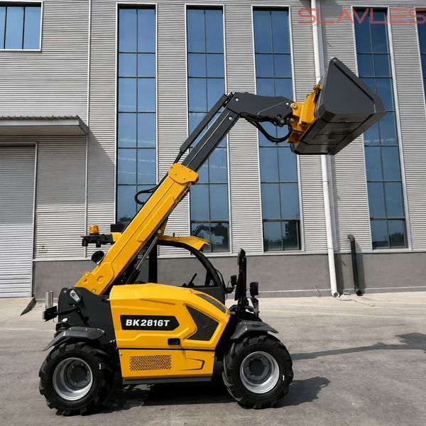 Компактный телескопический колесный мини-погрузчик с кабиной Berger Kraus BK2816T с двигателем YANMAR BK2812T_2026 фото