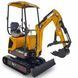 Міні-екскаватор Berger Kraus BK1000JSR JOYSTICK з поворотною стрілою, розсувними гусеницями та ковшем 380 мм BK1000JSR_380 фото 1