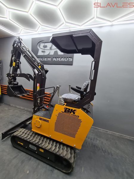 Міні-екскаватор Berger Kraus BK1500JS з джойстиком і навісним обладнанням KUBOTA BK1500JS_kpl фото