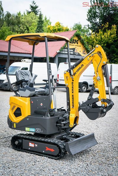 Міні-екскаватор Berger Kraus BK1000JS JOYSTICK з поворотною стрілою та ковшем 380 мм BK1000JS_380 фото