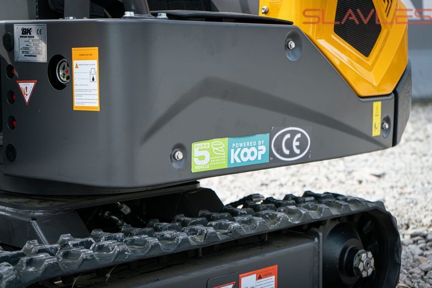 Міні-екскаватор Berger Kraus BK1000JS JOYSTICK з поворотною стрілою та ковшем 380 мм BK1000JS_380 фото