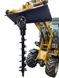Гідробур (ямобур) 200 мм для навантажувачів BK906 / BK810 (у комплекті зі шнеком 100 см) CAC6-617E8 фото