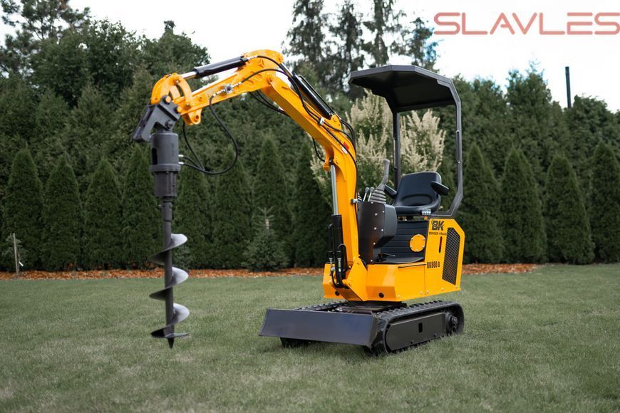 Мини-экскаватор Berger Kraus BK800B в комплекте с принадлежностями BK800B_kpl_ фото