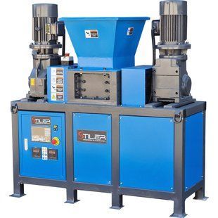 Двовальний промисловий подрібнювач STILER SHREDDER 6 кВт (2x3 кВт, реверс) SHREDDER_6_kW фото