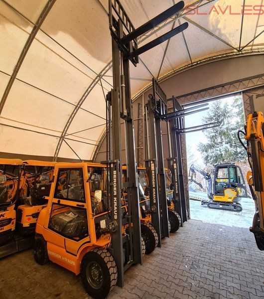 Дизельний вилочний навантажувач 3.5 т з кабіною Berger Kraus FD35 (щогла Triplex 4.5 м, двигун KUBOTA) FD35_45_KUBOTA фото