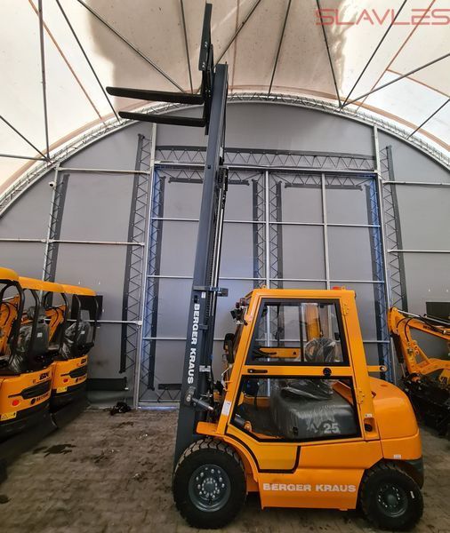 Дизельний вилочний навантажувач Berger Kraus FD25 (2,5 т, двигун Kubota V2607, щогла Duplex 3,5 м, FD25_35_KUBOTA_V2607 фото