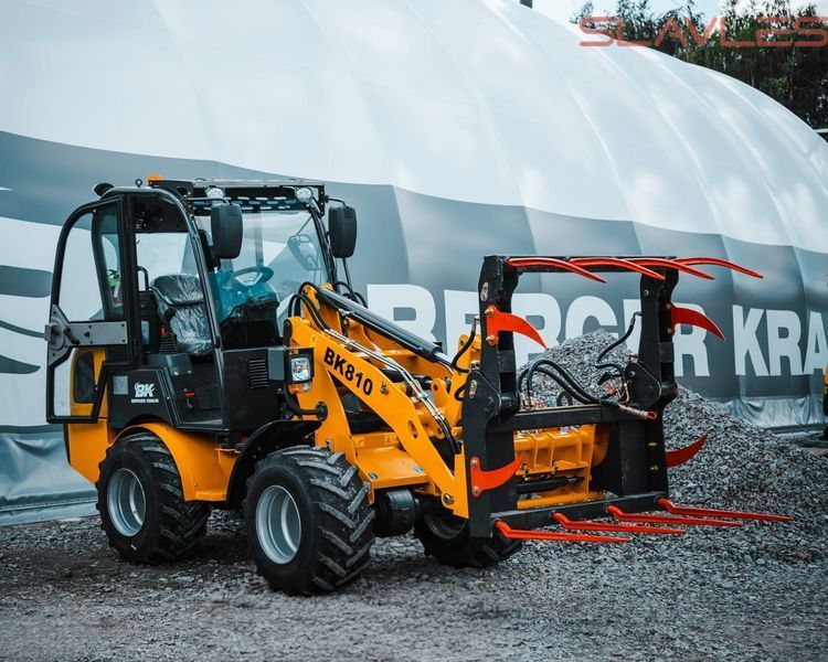 Колісний міні-навантажувач із кабіною Berger Kraus BK810 з двигуном KUBOTA 25.7 к.с. (18.9 кВт) BK810_KUBOTA фото