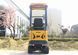 Мини-экскаватор Berger Kraus BK1250AS с поворотной стрелой и ковшом 380 мм BK1250AS_380_ фото 4