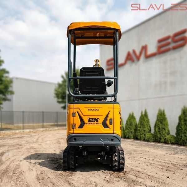 Мини-экскаватор Berger Kraus BK1250AS с комплектом аксессуаров и поворотной стрелой BK1250AS_kpl фото