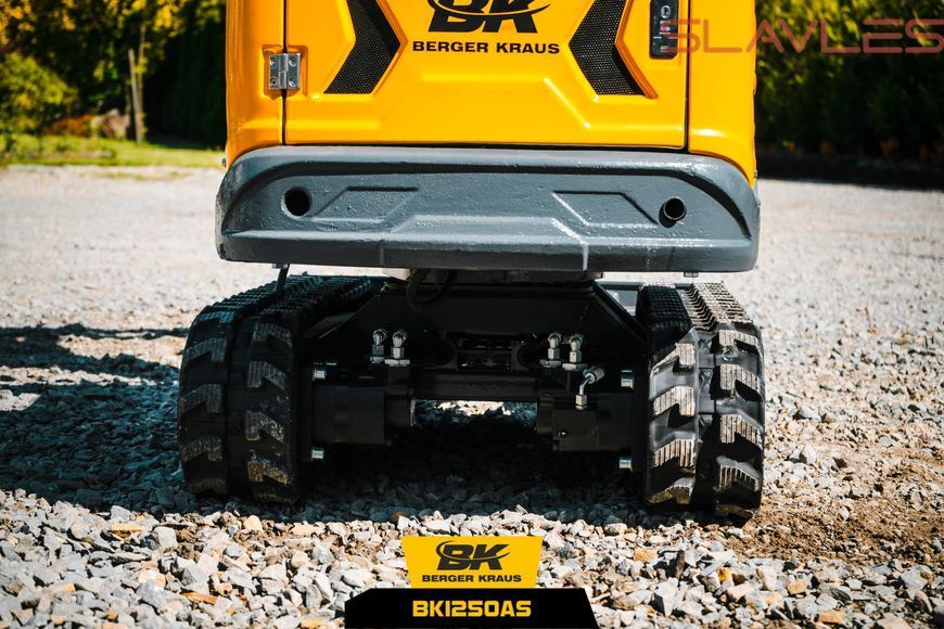 Мини-экскаватор Berger Kraus BK1250AS с комплектом аксессуаров и поворотной стрелой BK1250AS_kpl фото