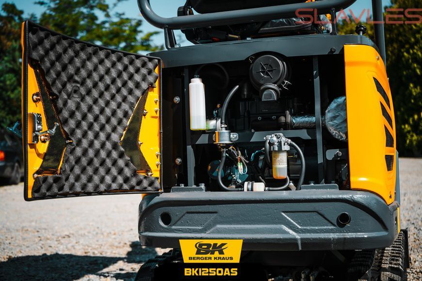 Мини-экскаватор Berger Kraus BK1250AS с комплектом аксессуаров и поворотной стрелой BK1250AS_kpl фото