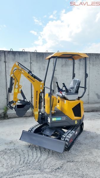 Мини-экскаватор Berger Kraus BK1150JS JOYSTICK (поворотная стрела, ковш 380 мм, мотор Kubota) BK1150JS_380(Z482) фото