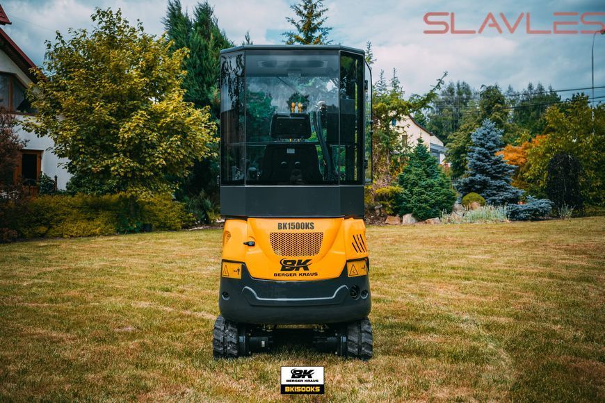 Міні-екскаватор Berger Kraus BK1500KSR з кабіною та аксесуарами YANMAR BK1500KSR_kpl_ фото