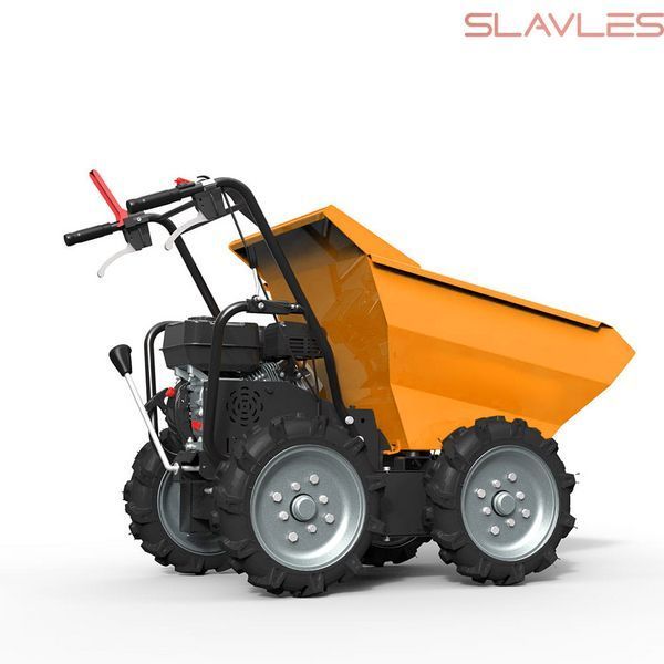 Полноприводный бензиновый колесный мини-самосвал Berger Kraus BKT300 Briggs & Stratton XR950 (4x4, 300 кг, с электростартером) T30 фото
