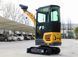 Міні-екскаватор Berger Kraus BK1250KSR з кабіною, поворотною стрілою, регульованою гусеницею з ковшем 380 мм. BK1250KSR_380 фото 10
