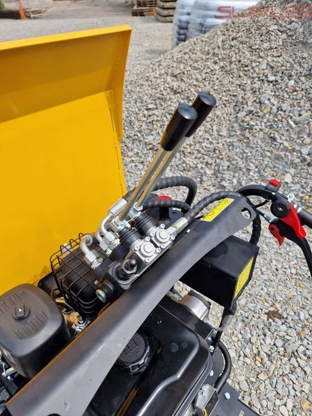 Полноприводный бензиновый гусеничный мини-самосвал Berger Kraus D50HT Briggs & Stratton XR1450 (500 кг, 10 л.с., с электростартером и высокой разгрузкой 140 см) D50HT фото