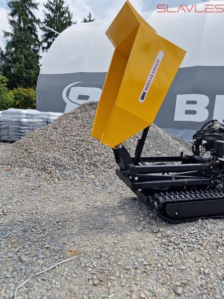 Полноприводный бензиновый гусеничный мини-самосвал Berger Kraus D50HT Briggs & Stratton XR1450 (500 кг, 10 л.с., с электростартером и высокой разгрузкой 140 см) D50HT фото