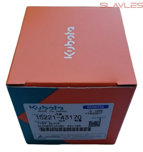 Паливний фільтр Kubota 15221-43170 (оригінал) для міні-екскаваторів Berger Kraus BK1200A BK1200AS BK1500B 20211008171136 фото