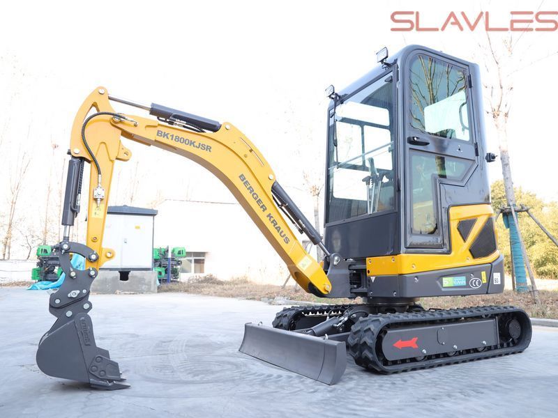 Мини-экскаватор Berger Kraus BK1800KJSR с кабиной и двигателем KUBOTA BK1800KJSR_kpl фото