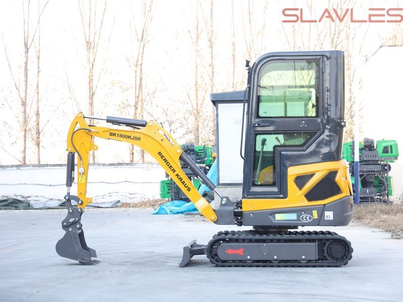 Мини-экскаватор Berger Kraus BK1800KJSR с кабиной и двигателем KUBOTA BK1800KJSR_kpl фото