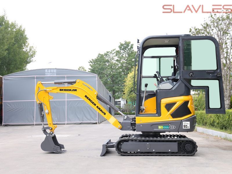 Мини-экскаватор Berger Kraus BK1800KJSR с кабиной и двигателем KUBOTA BK1800KJSR_kpl фото